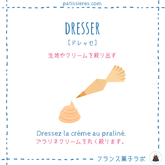 dresser【生地やクリームを絞り出す】