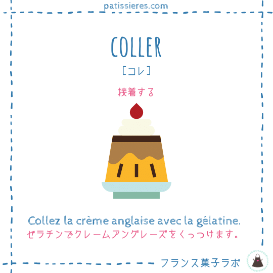 coller【接着する】