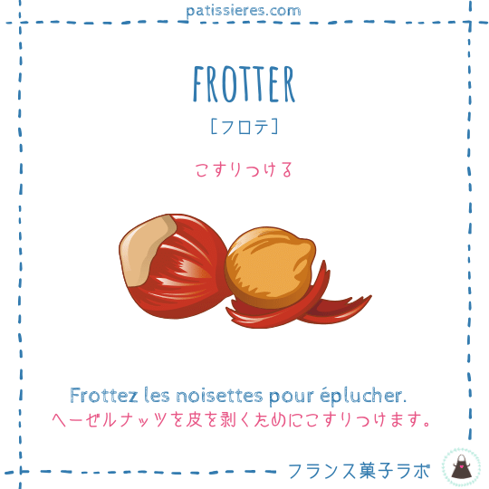frotter【こすりつける】