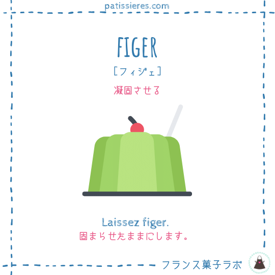 figer【凝固させる】