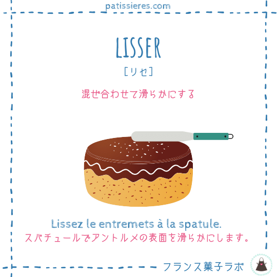 lisser【滑らかにする】