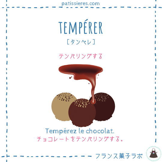 tempérer【テンパリングする】