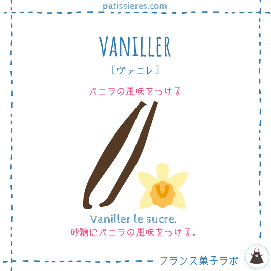 vaniller【バニラの風味をつける】