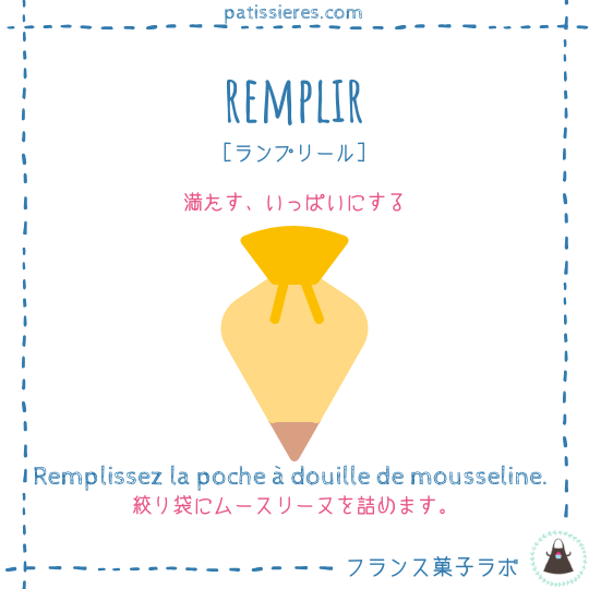 remplir【満たす】