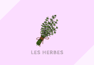 フランス料理につかわれるハーブのフランス語の名前［herbes］